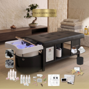 Black Full Bed Unit Plumbed with Accredited Training | Show Offer