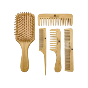 Wooden Hair Care Combs Kit